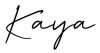 Kaya-Schriftzug